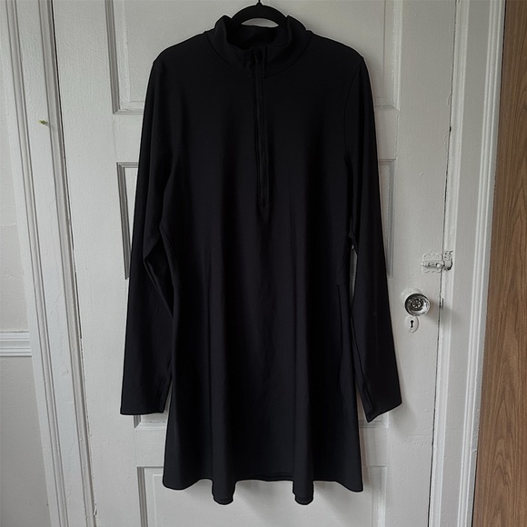 Old Navy GoDry Athletic Dress XXLT Long Sleeve A-Line Stretch 1/4 Zip Tennis NWT - Picture 8 of 16